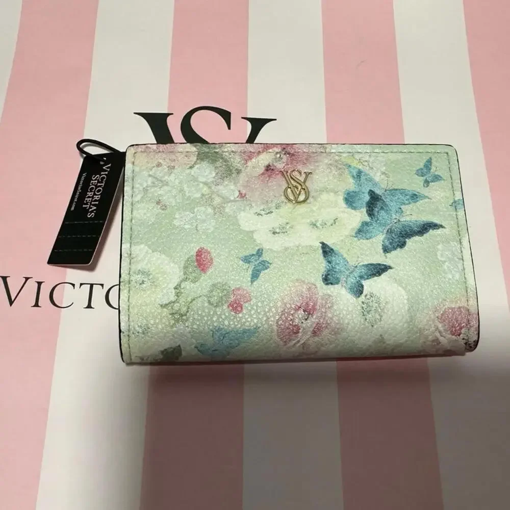 Victoria's Secret Limited Edition Butterfly Card Case Keychain - Picture 2 of 4